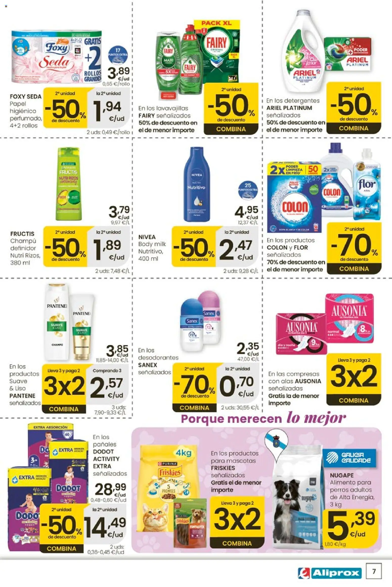 Eroski Ofertas │ válido desde el 11.06.2026 | Página: 7 | Productos: Champú, Lavavajillas, Γλυφιτζούρι, Body