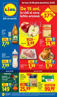 Ofertele Lidl valabile de la 21.09.2026