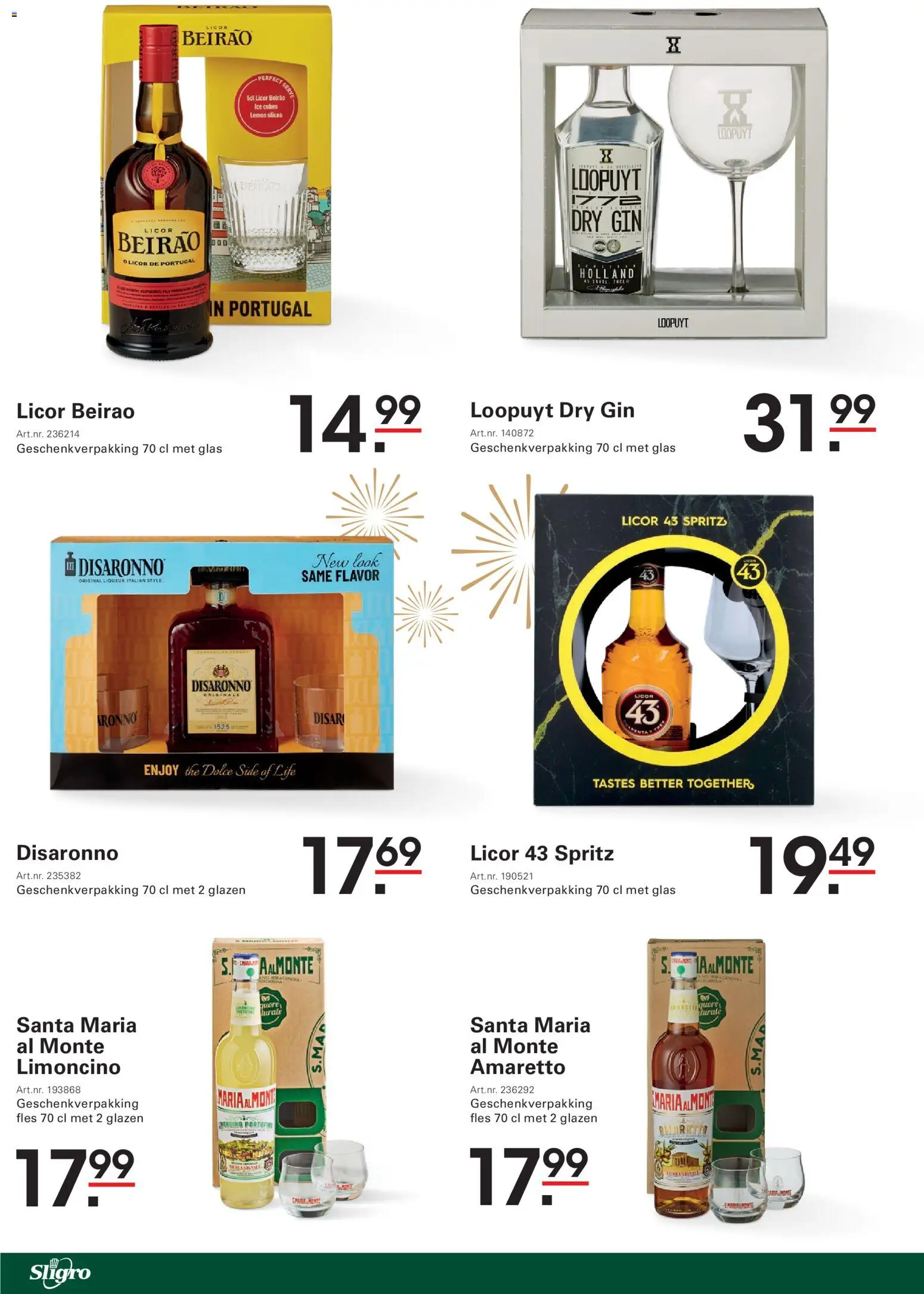 {H1} | Pagina: 10 | Producten: Gin, Fles, Amaretto, Glas