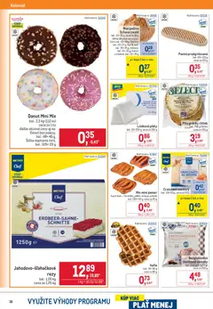 Metro leták platný od 07.10.2026 | Strana: 16 | Produkty: Slimáky, Donut, Croissant, Vafle