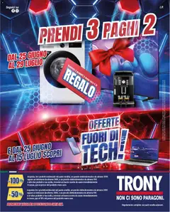 Anteprima del volantino Trony volantino valido a partire dal 25/06/2026