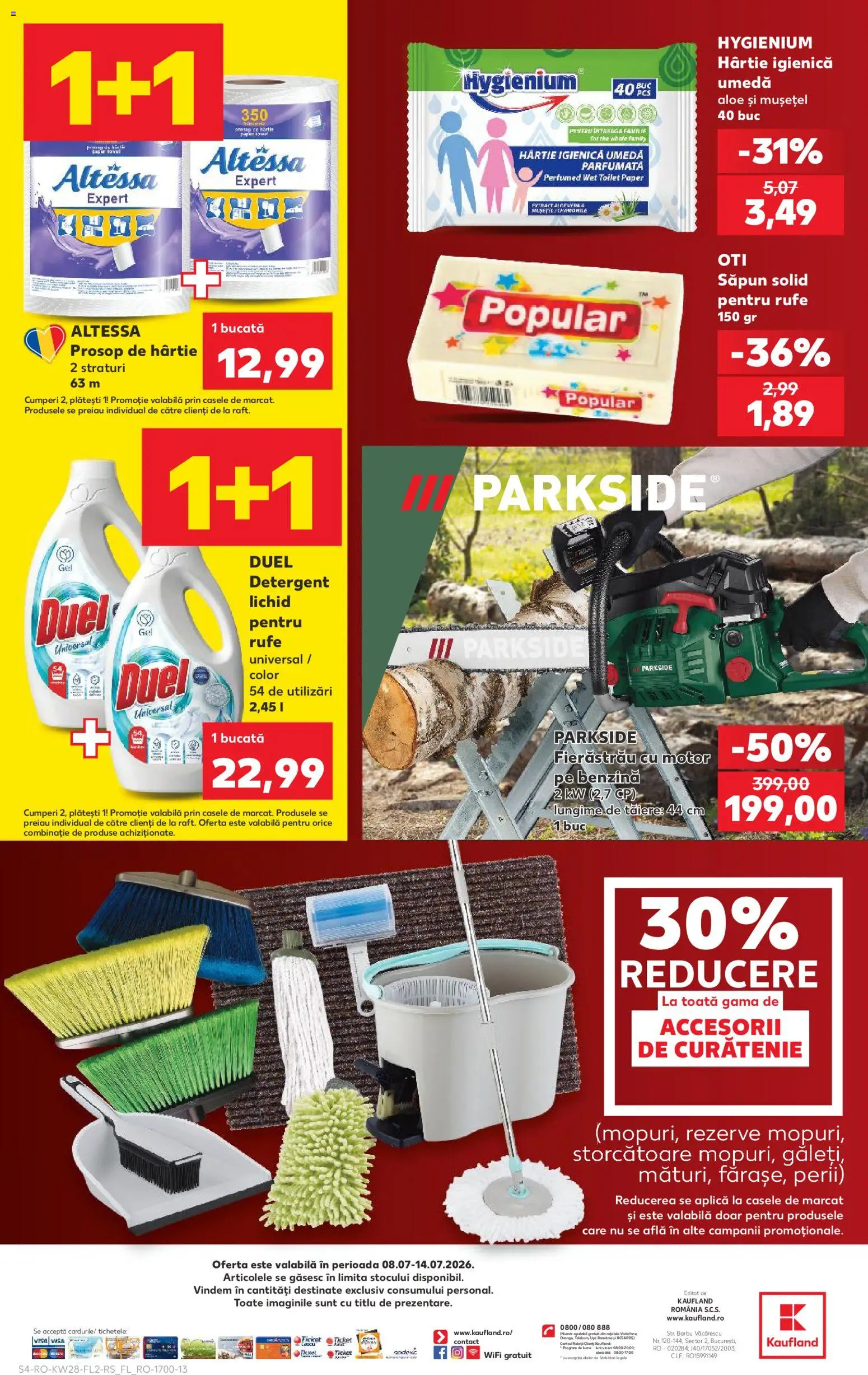 Noul catalog Kaufland – valabil de la 08.07.2026 | Pagină: 4 | Produse: Săpun solid, Săpun, Detergent