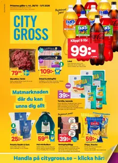 City Gross erbjudanden - Förhandsvisning av reklamblad från butik City Gross aktuell från 26/10/2026