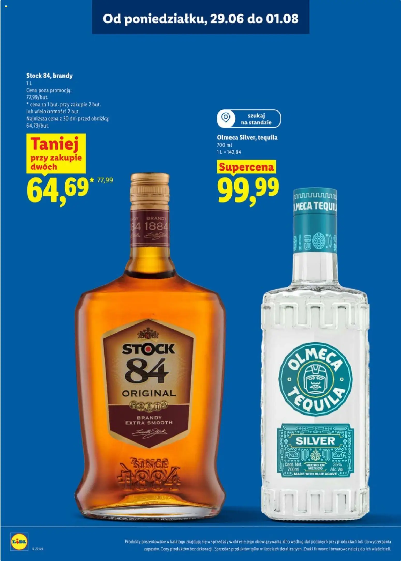 Lidl Katalog alkoholi mocnych od 29.06.2026 | Strona: 14 | Produkty: Tequila