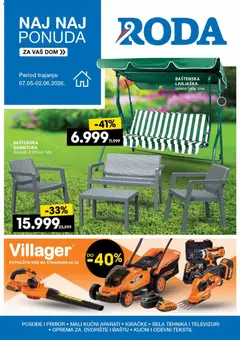 Roda katalog Naj-naj ponuda za vaš dom - pregled Roda kataloga - važi od 07.05.2026