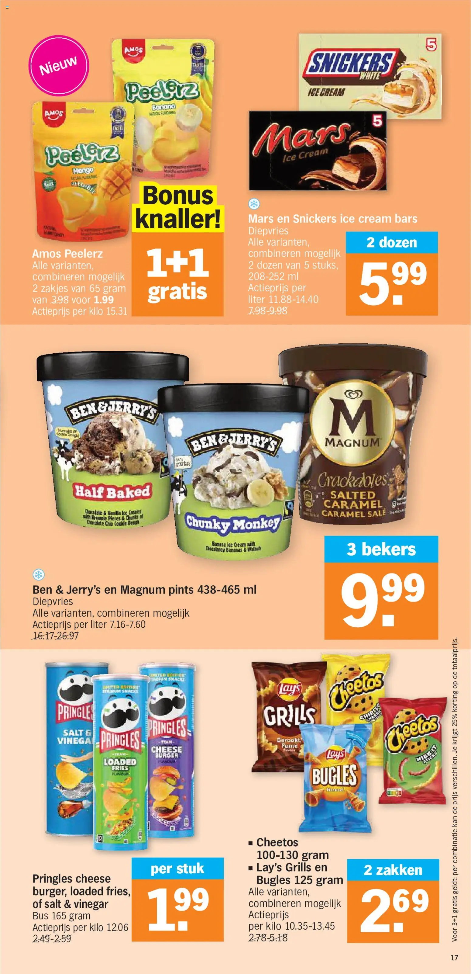 {H1} | Pagina: 17 | Producten: Mars, Snickers, Magnum, Kan