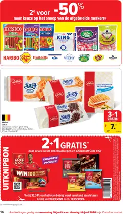 Carrefour market folder week 24 - Voorbeeld van een folder van Carrefour market, geldig van 10.06.2026 | Pagina: 14 | Producten: Wafels, Pepermunt, Snoep