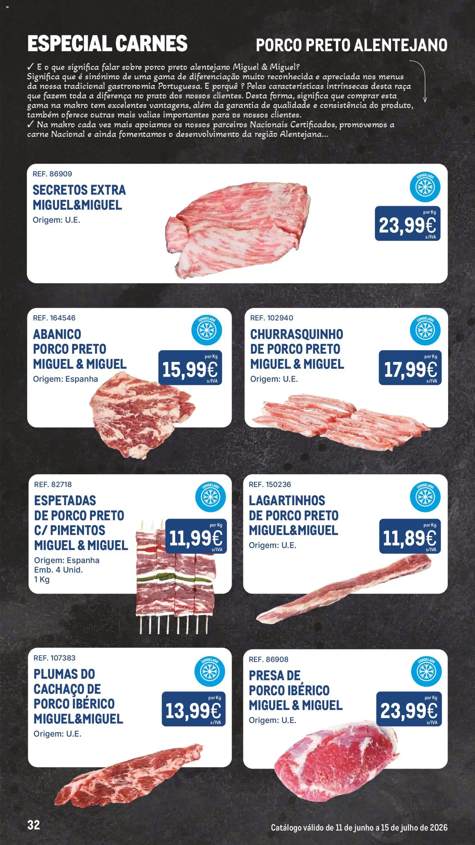 Makro Especial Carnes │ válido de 11.06.2026 | Página: 32 | Produtos: Carne