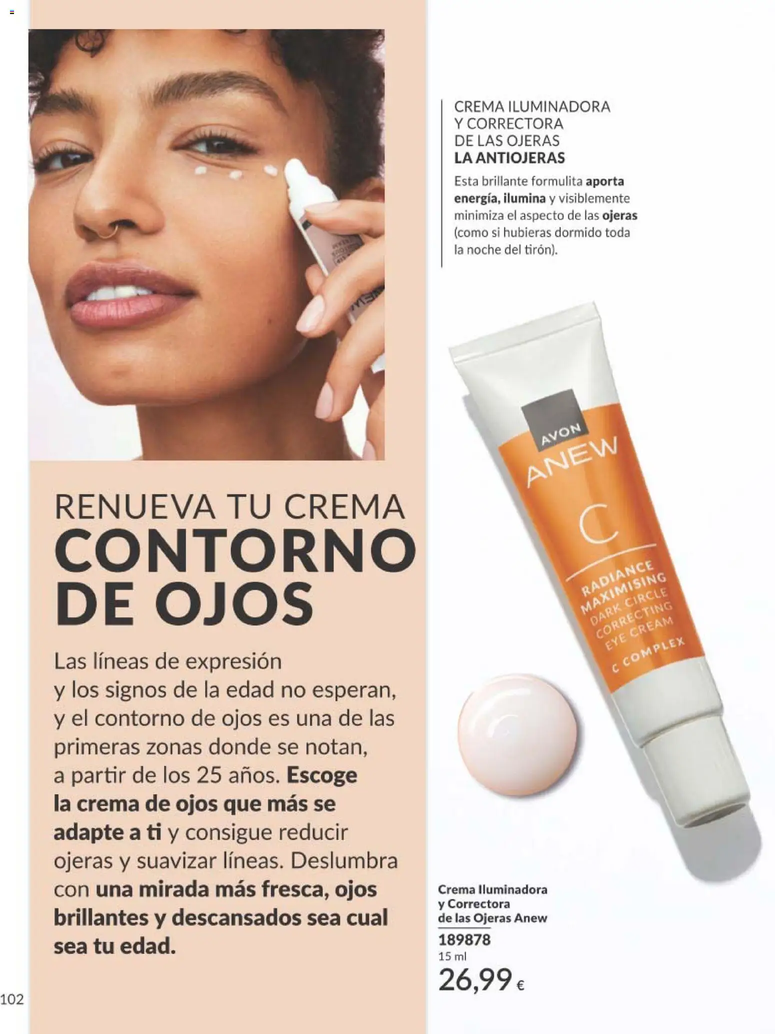 Catálogo AVON campaña 8 │ válido desde el 01/08/2026 | Página: 102 | Productos: Crema