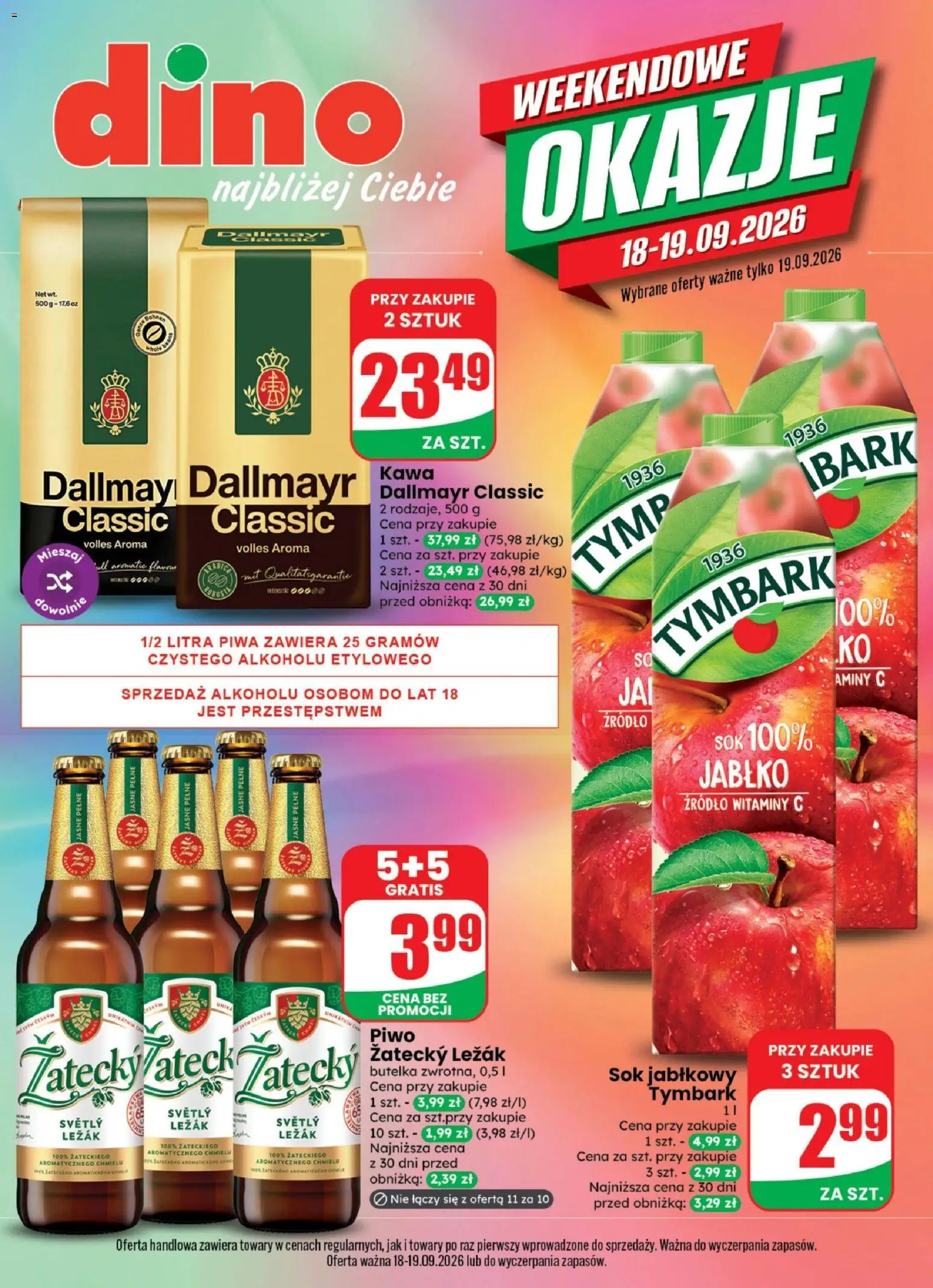 Dino gazetka - Weekendowe Okazje od 18.09.2026 | Strona: 1