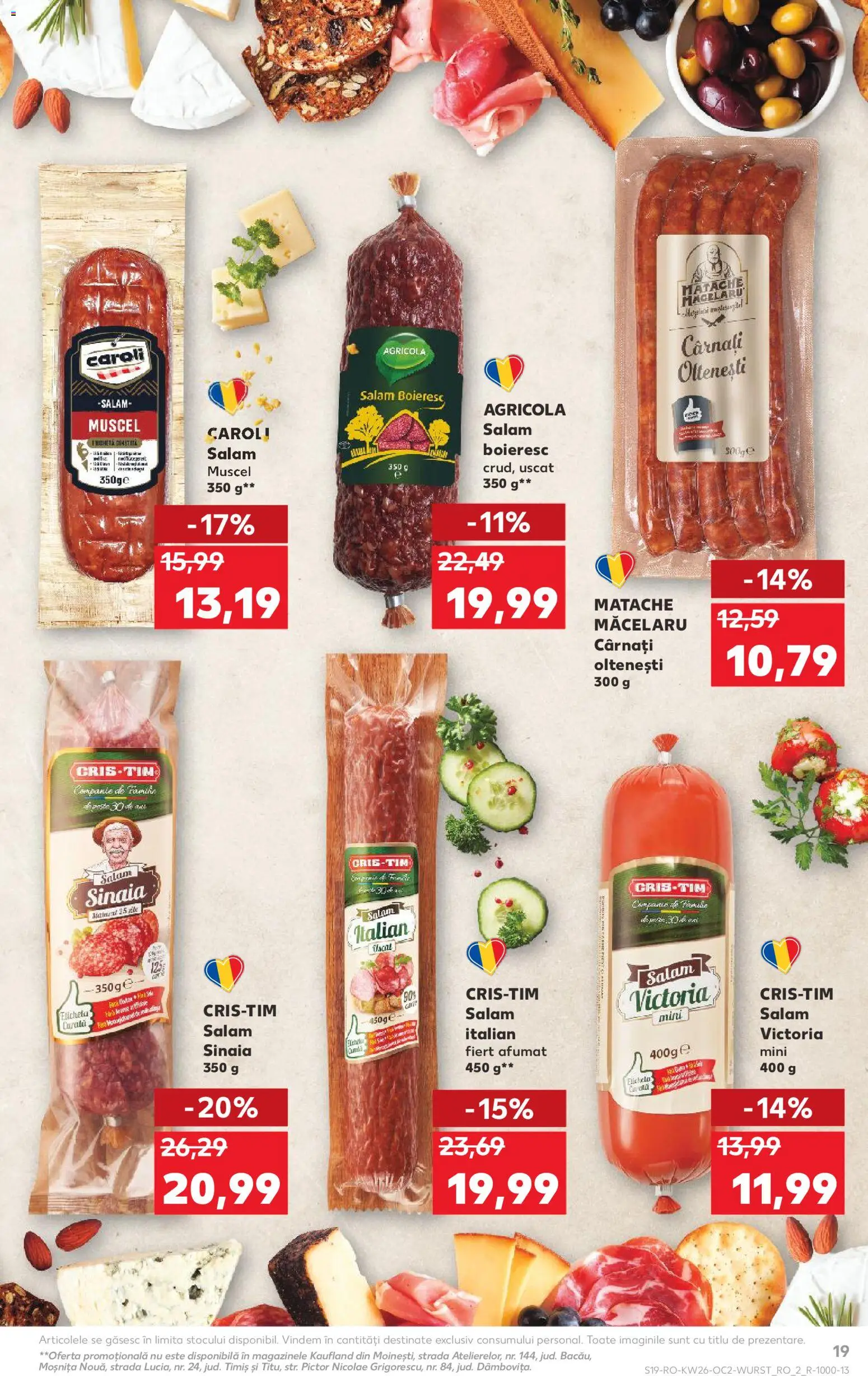 Kaufland RO akciós ujság - amely érvényes a következő dátumtól: 2026.06.24. | Oldal: 19