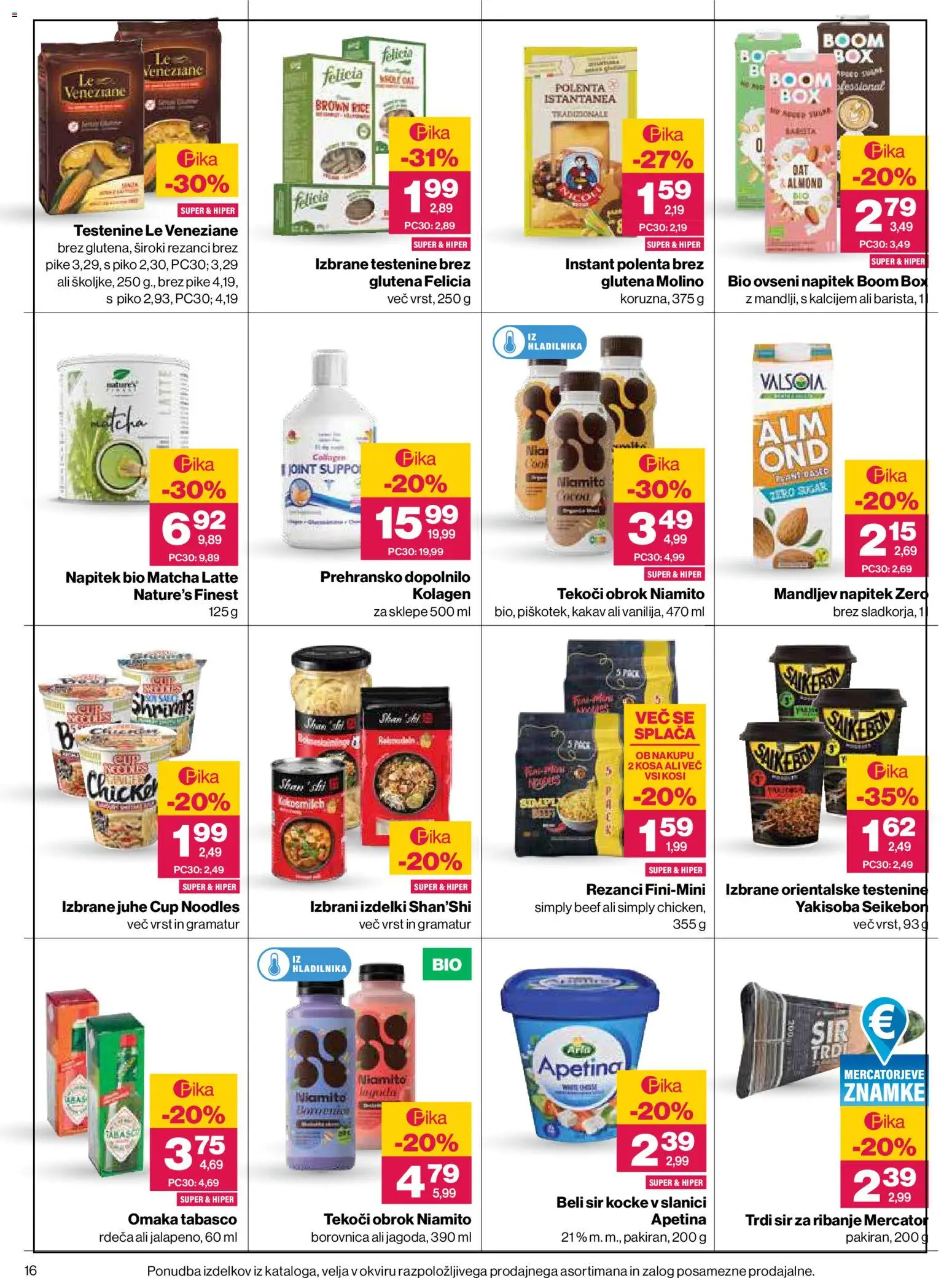 Novi Mercator katalog ponudbe – veljaven od 15.10.2026 | Stran: 16