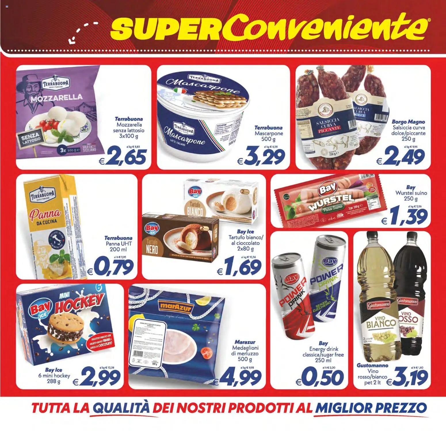 Volantino SuperConveniente del 22/09/2026 | Pagina: 10 | Prodotti: Tartufo, Cioccolato, Vino, Mascarpone