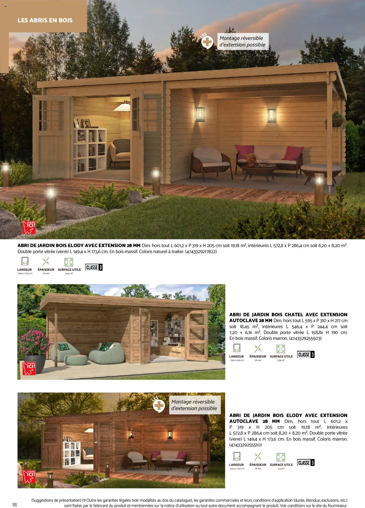 {H1} | Page: 18 | Produits: Porte, Abri de jardin bois, Abri de jardin