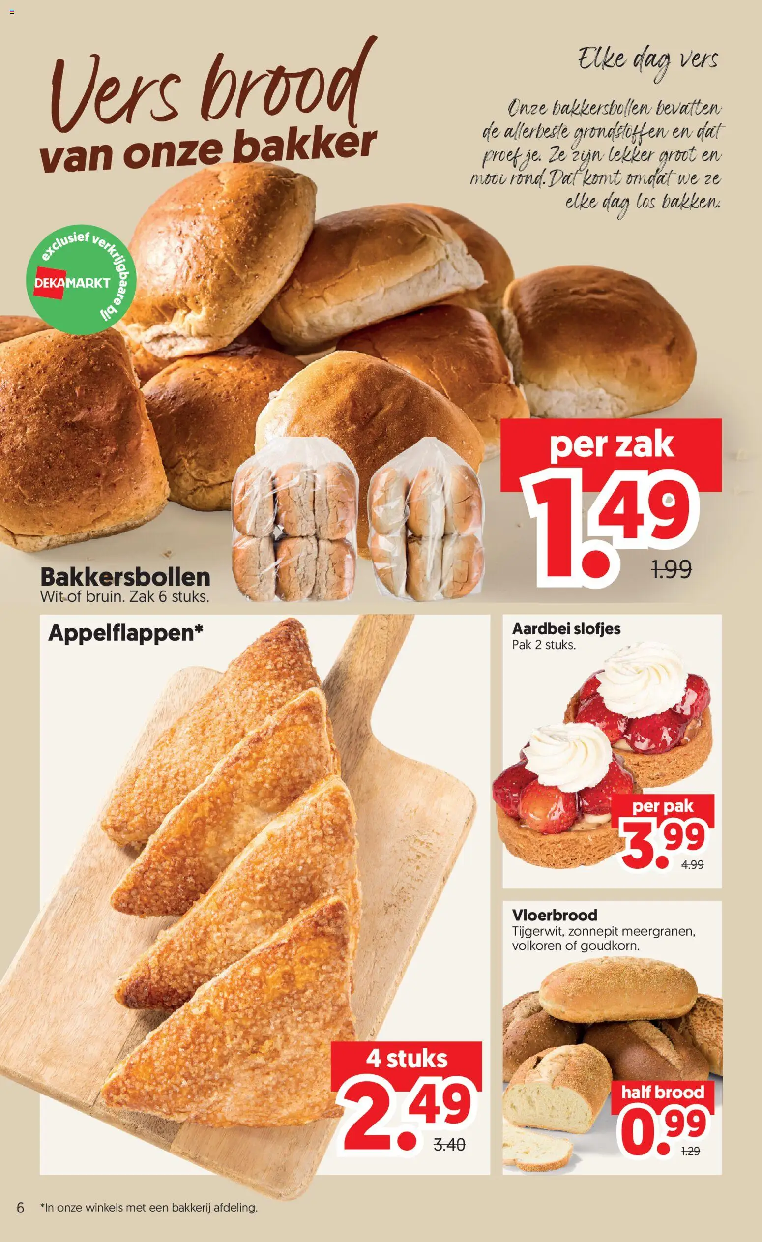 {H1} | Pagina: 6 | Producten: Brood, Zak, Bakkerij, Aardbei