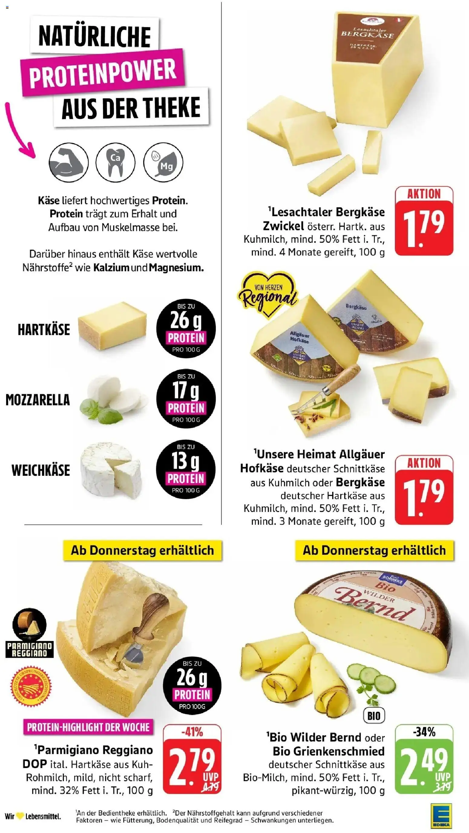 Edeka Prospekt Trier (ab 12.10.2026) » Angebote Online | Seite: 8 | Produkte: Käse, Theke, Mozzarella