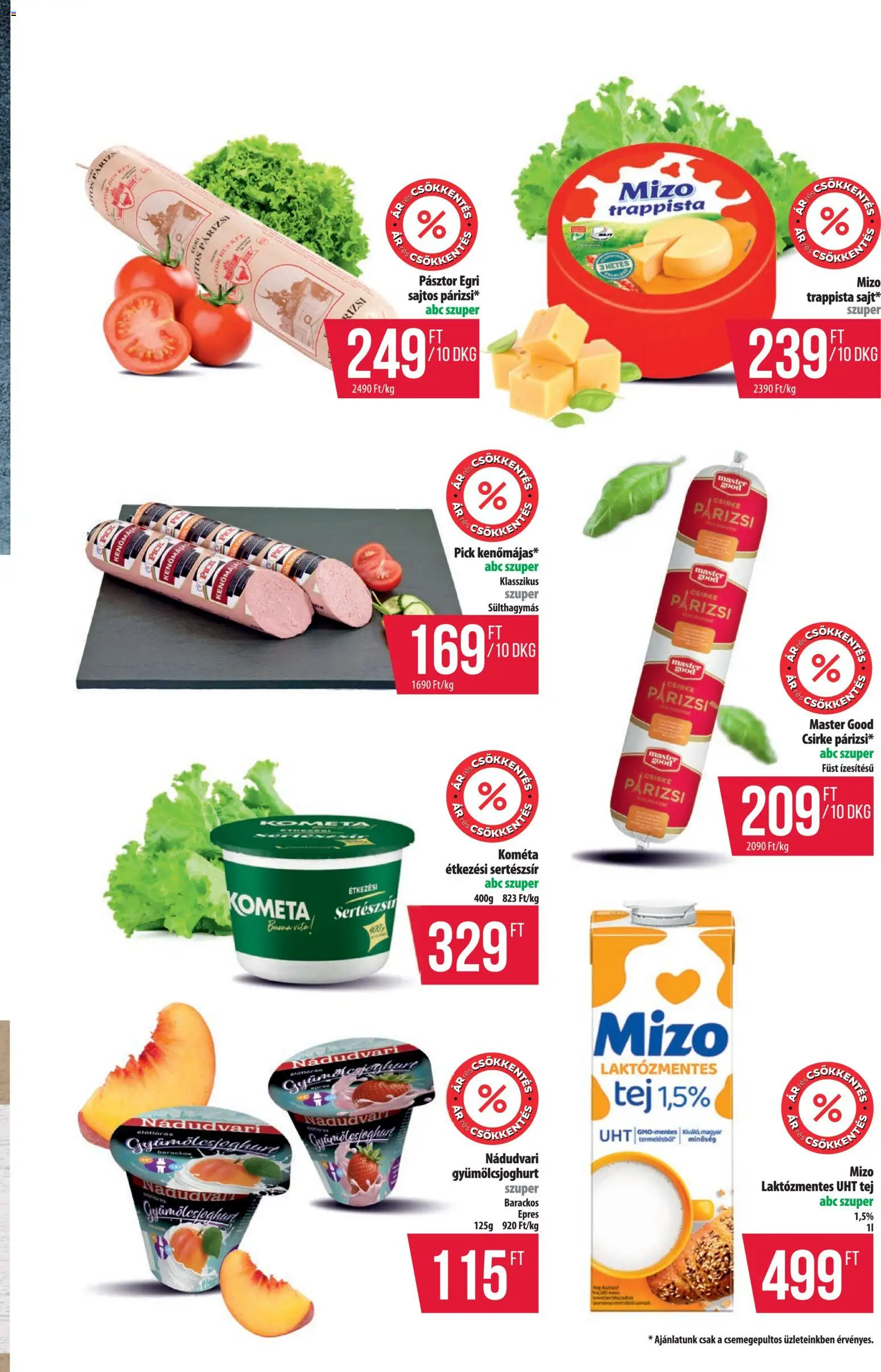 COOP akciós ujság - amely érvényes a következő dátumtól: 02.07.2026 | Oldal: 3 | Termékek: Pick, Sertészsír, Trappista sajt, Párizsi