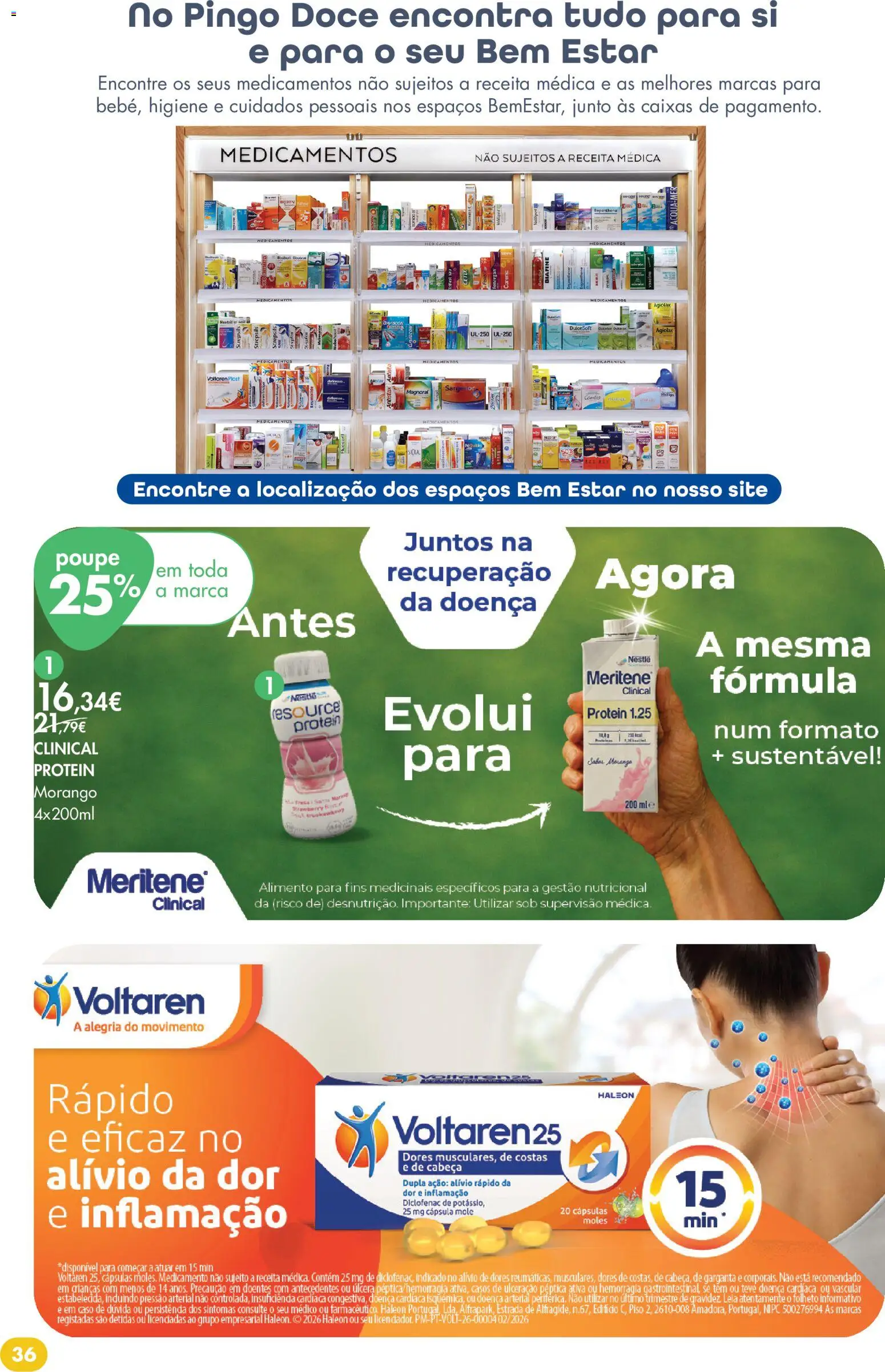 Pingo Doce folheto Bem Estar Verão 2 Lojas │ válido de 14/07/2026 | Página: 36 | Produtos: Cápsulas, Nestlé