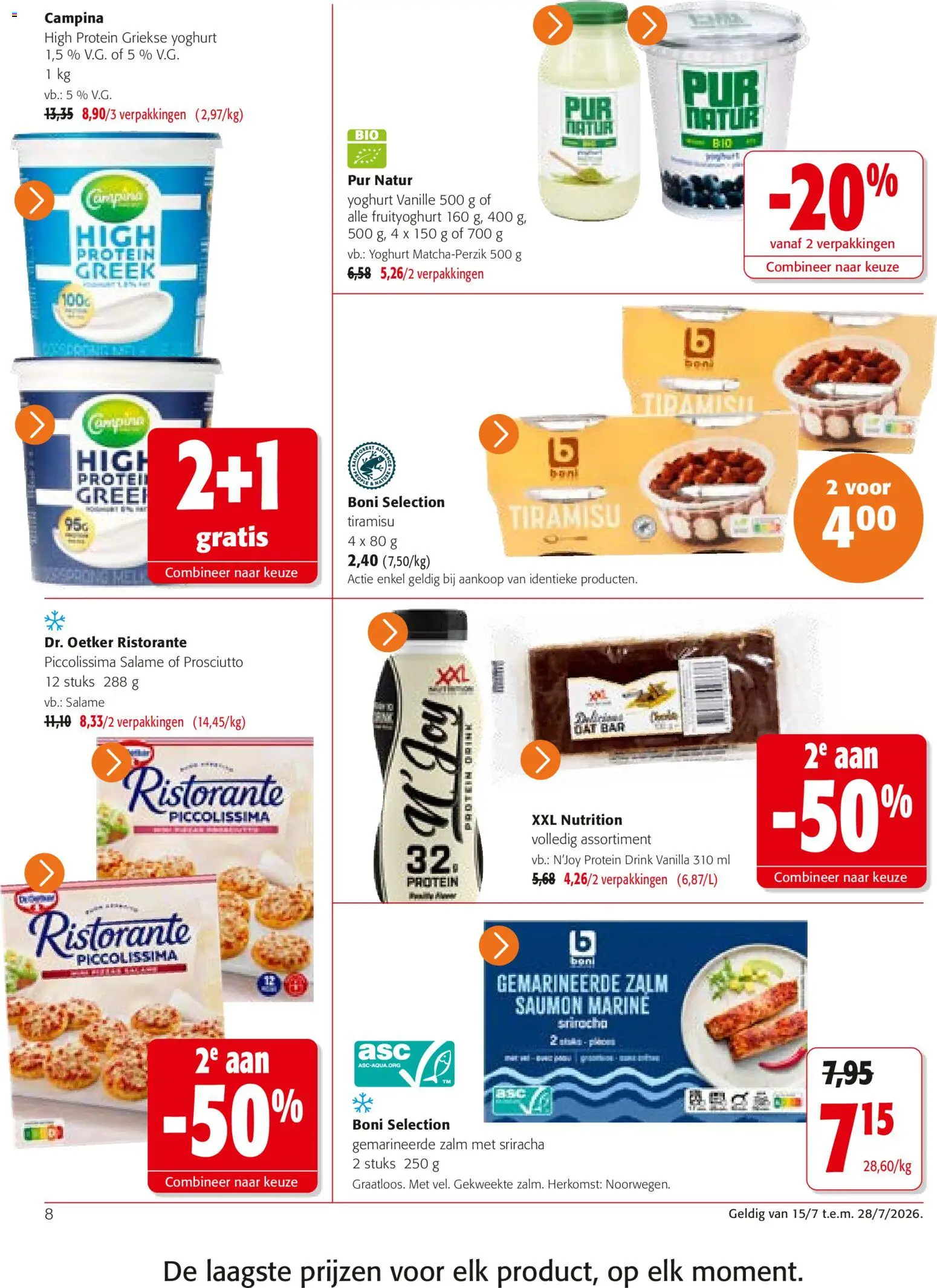 {H1} | Pagina: 8 | Producten: Zalm, Kompresszor, Yoghurt