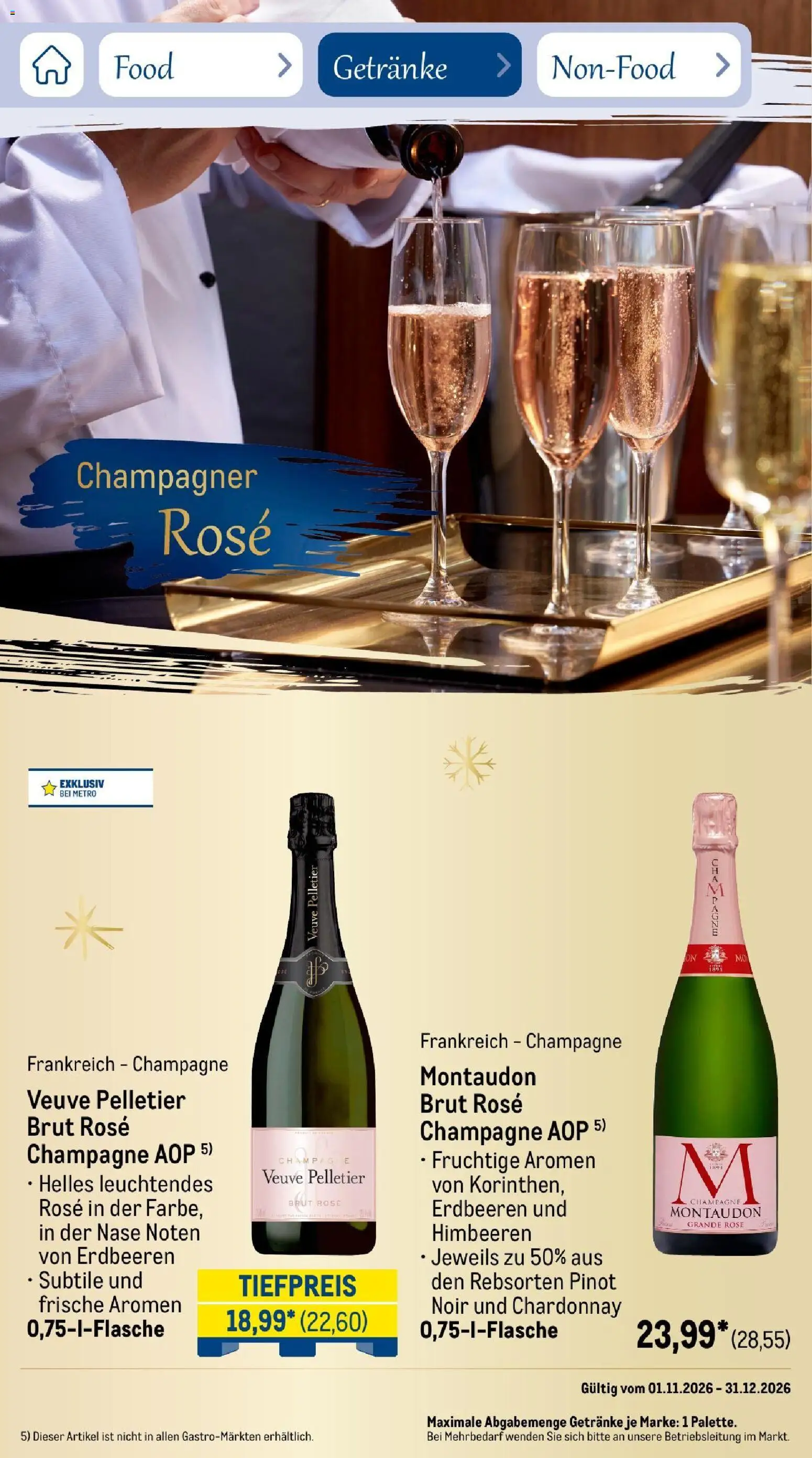 Metro Saisonkatalog Festtage voller Genuss – gültig ab 01.11.2026 | Seite: 51 | Produkte: Himbeeren, Erdbeeren
