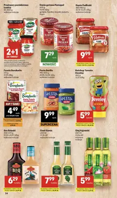 Pogląd oferty "Delikatesy Centrum gazetka" - ważna od 25.06.2026 | Strona: 24 | Produkty: Czosnek, Pesto, Pomidory, Flaki wołowe
