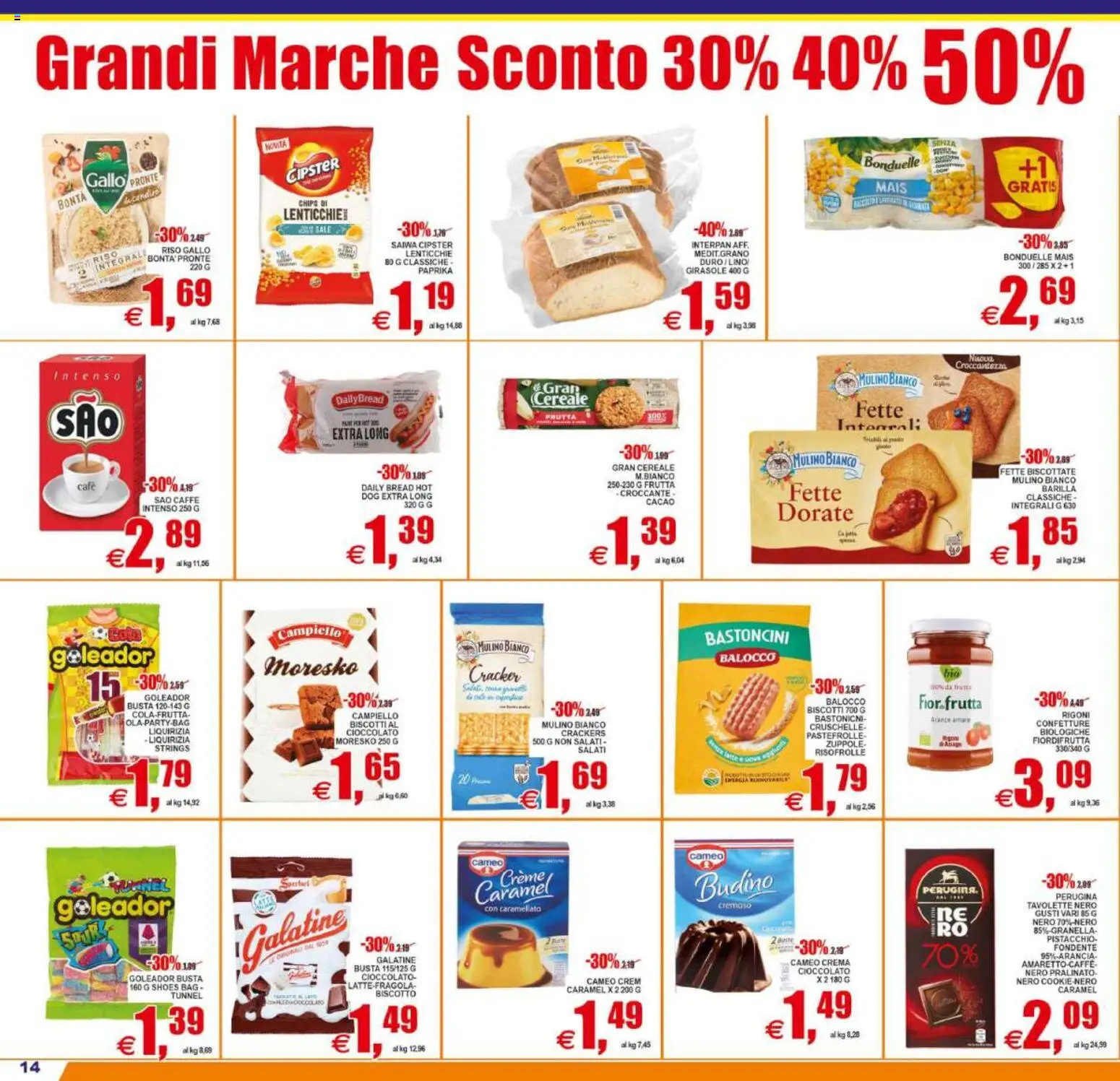 Volantino Pewex del 29.05.2026 | Pagina: 14 | Prodotti: Cioccolato, Arance, Tè, Biscotti