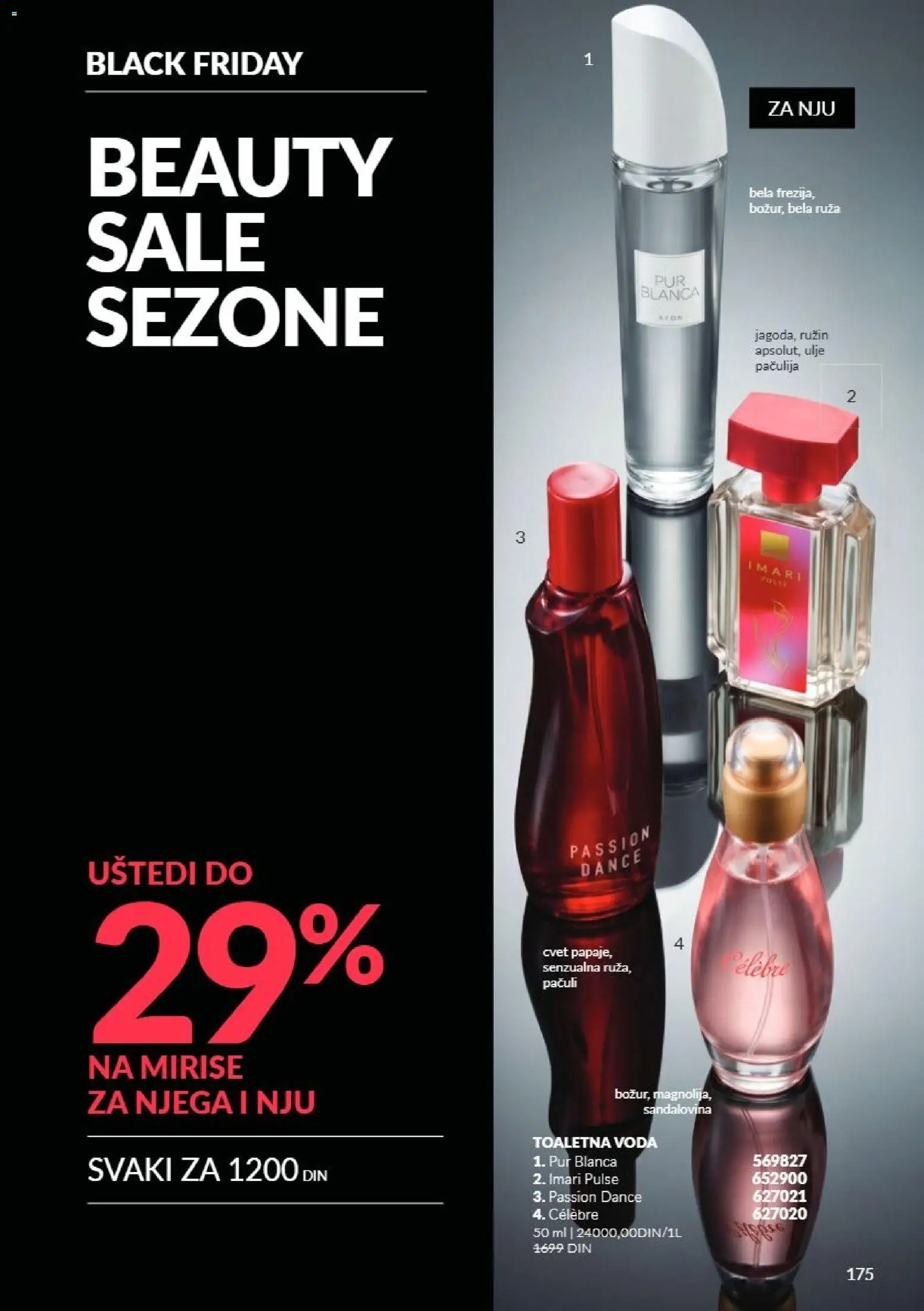 AVON katalog - važi od 01.11.2026 | Strana: 175 | Proizvode: Toaletna voda, Voda, Ulje