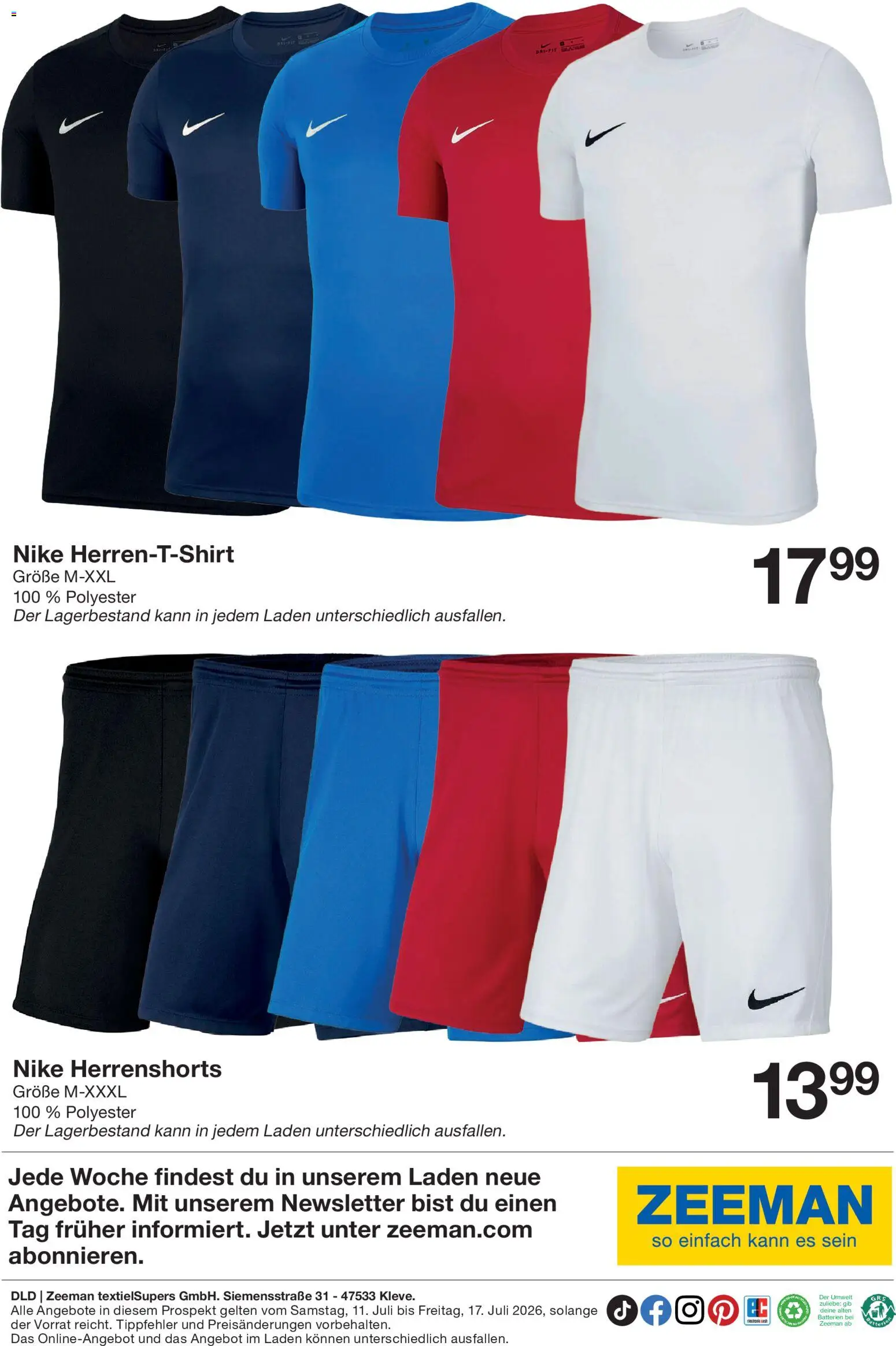 Zeeman Prospekt – gültig ab 11.07.2026 | Seite: 9