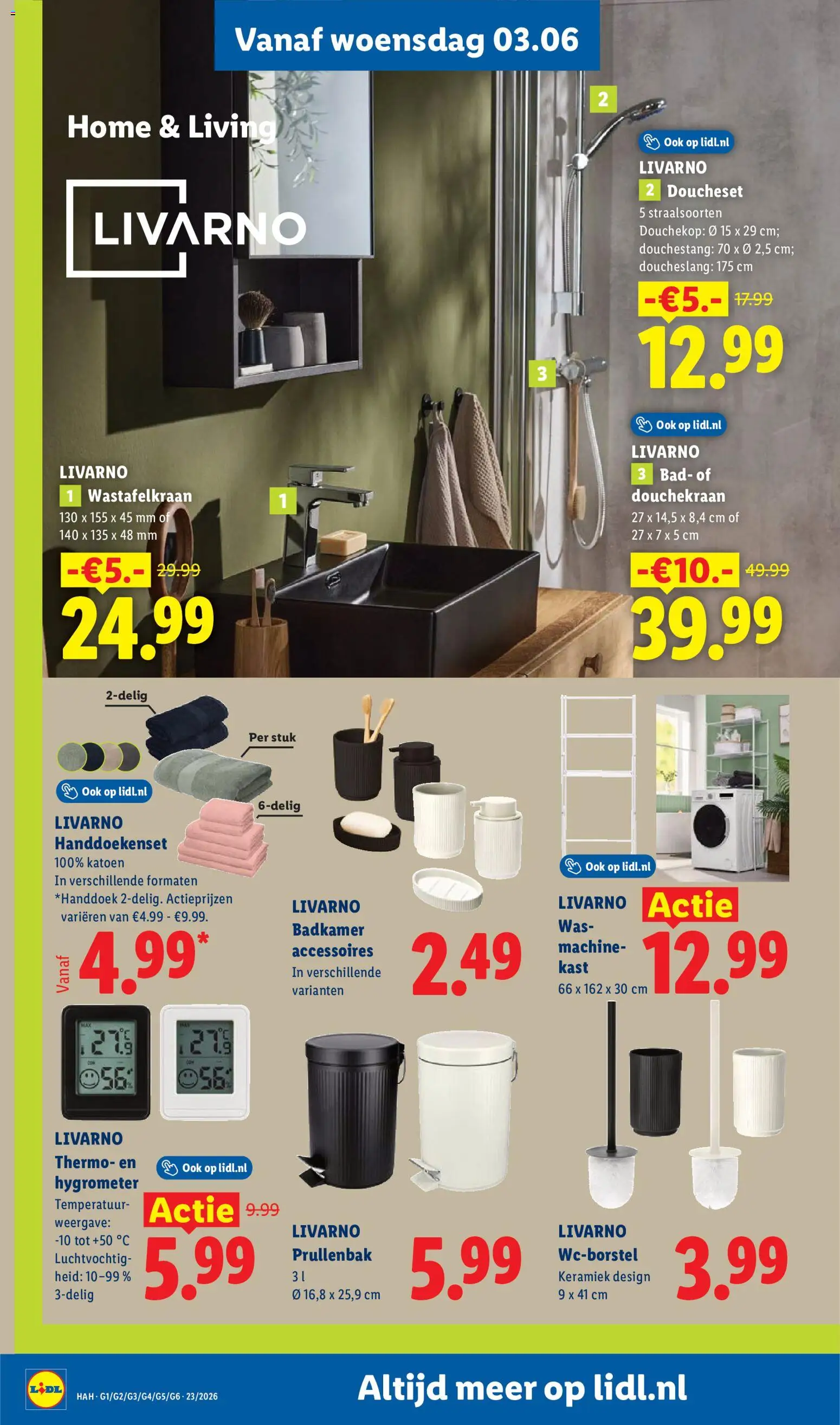 {H1} | Pagina: 13 | Producten: Kast, Toilet, Bad, Mixer