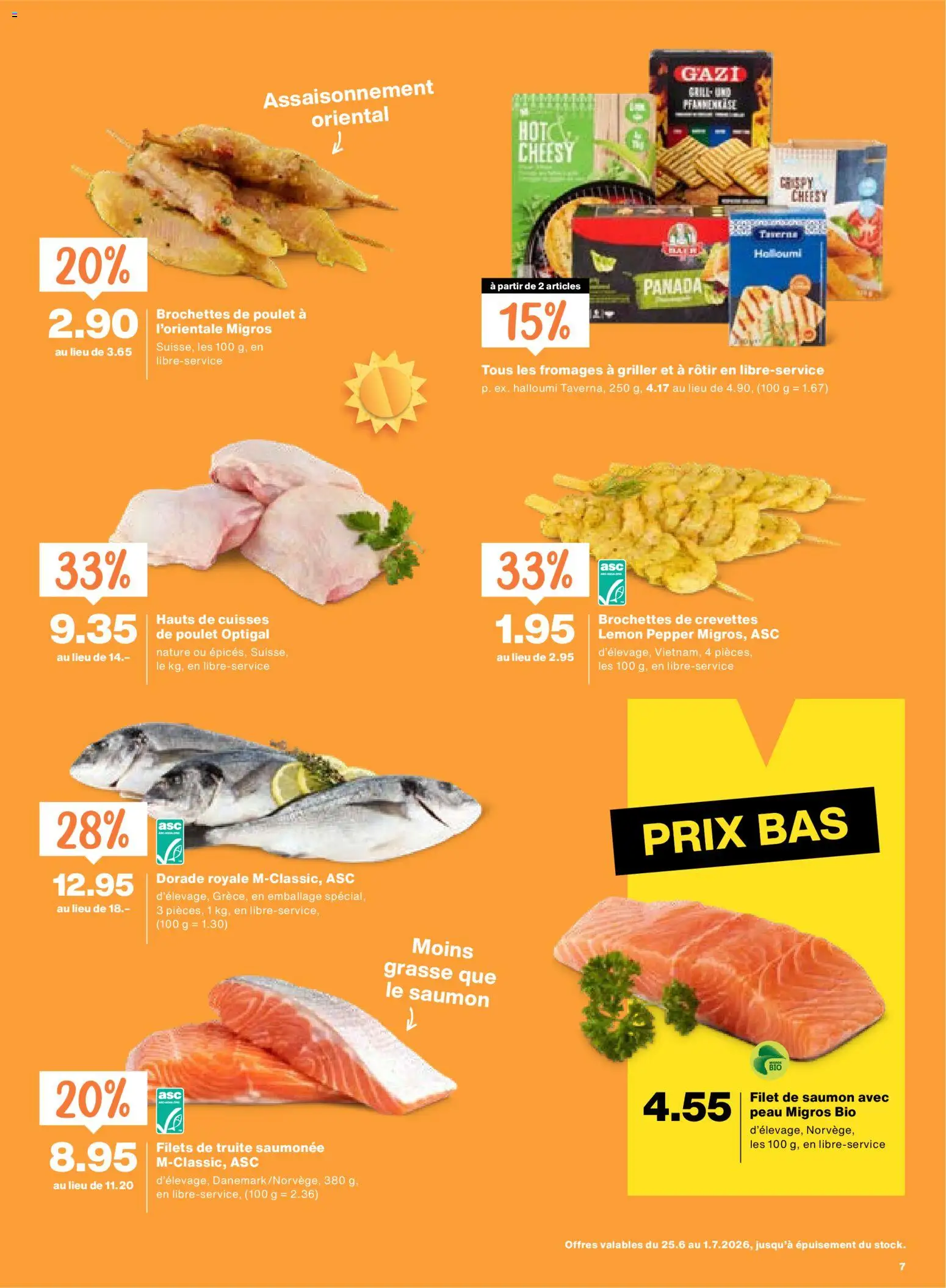 Migros aktionen FR – gültig ab 23.06.2026 | Seite: 7 | Produkte: Griller