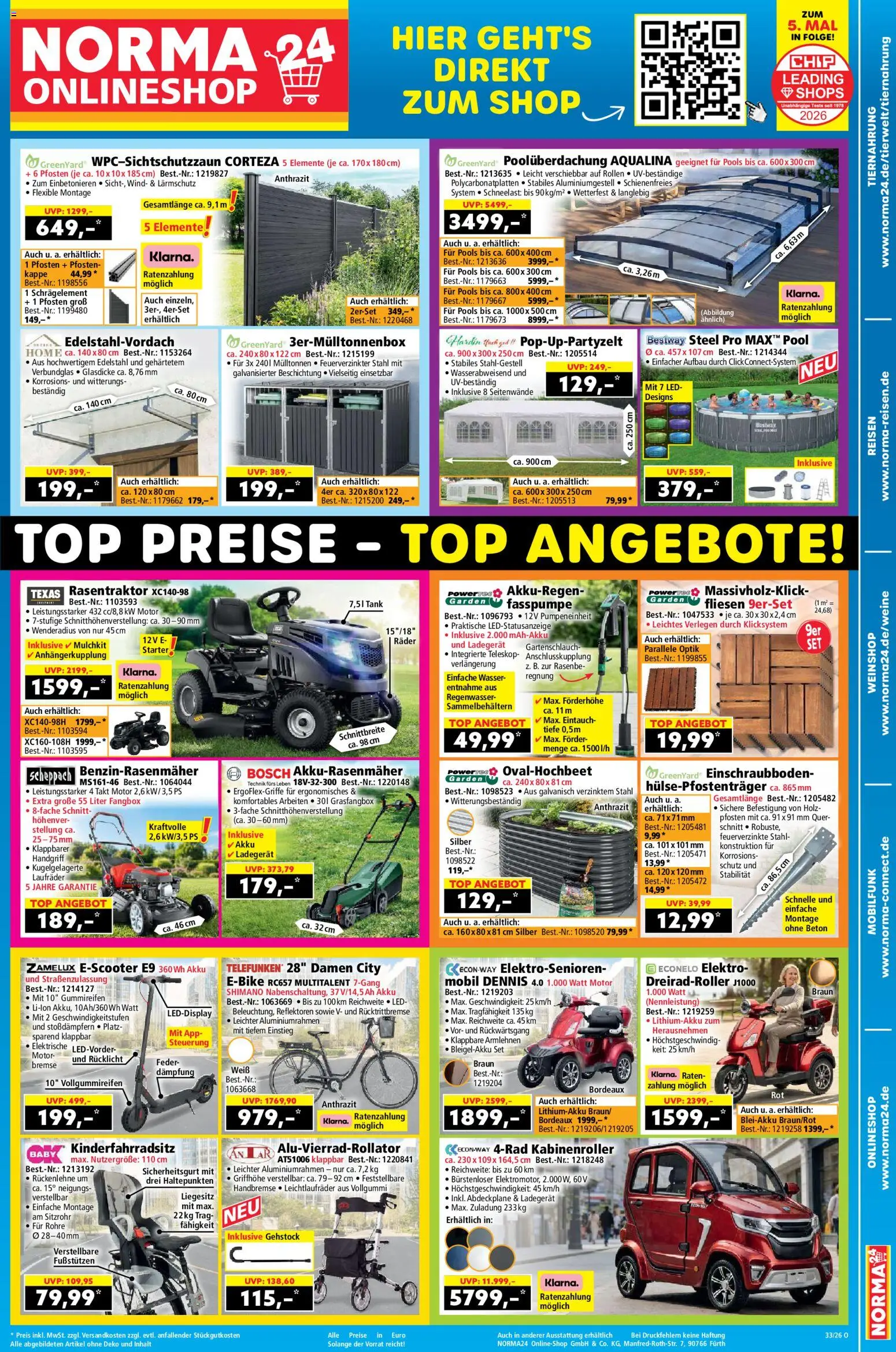 Norma Prospekt – gültig ab 10.08.2026 | Seite: 18 | Produkte: Top, Wasser, Kappe, Ladegerät