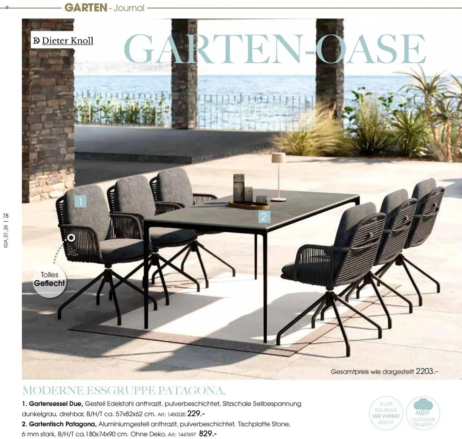 Zurbrüggen Garten Unna – gültig ab 19.03.2025 | Seite: 78 | Produkte: Essgruppe
