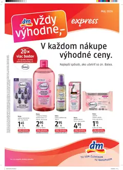 dm drogerie leták platný od 01.05.2026
