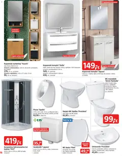 Bauhaus Katalog - Pregled kataloga iz trgovine Bauhaus, vrijedi od 03.06.2026 | Stranica: 18 | Proizvodi: Umivaonik, Tuš, Kupaonski komplet, Vodokotlić