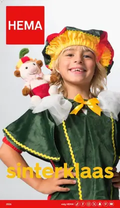 Hema folder - Sinterklaas - Voorbeeld van een folder van Hema, geldig van 19-10-2026