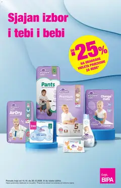 Bipa Katalog - Pregled kataloga iz trgovine Bipa, vrijedi od 15.10.2026
