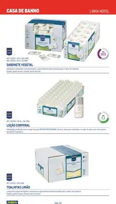 Pré-visualização Makro Especial Limpeza 2026 válido de 20.05.2026 | Página: 28 | Produtos: Sabonete, Casa de banho, Banho