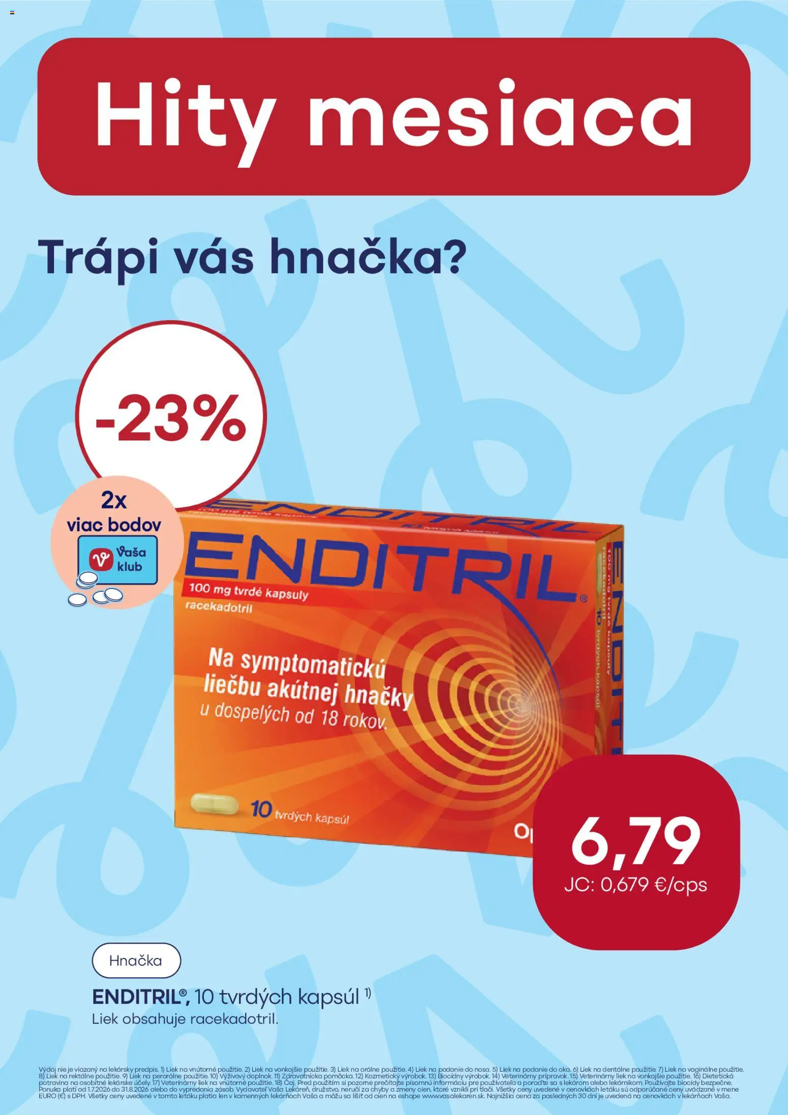 Nové Vaša lekáreň akcie – leták je platný od 01.07.2026 | Strana: 6