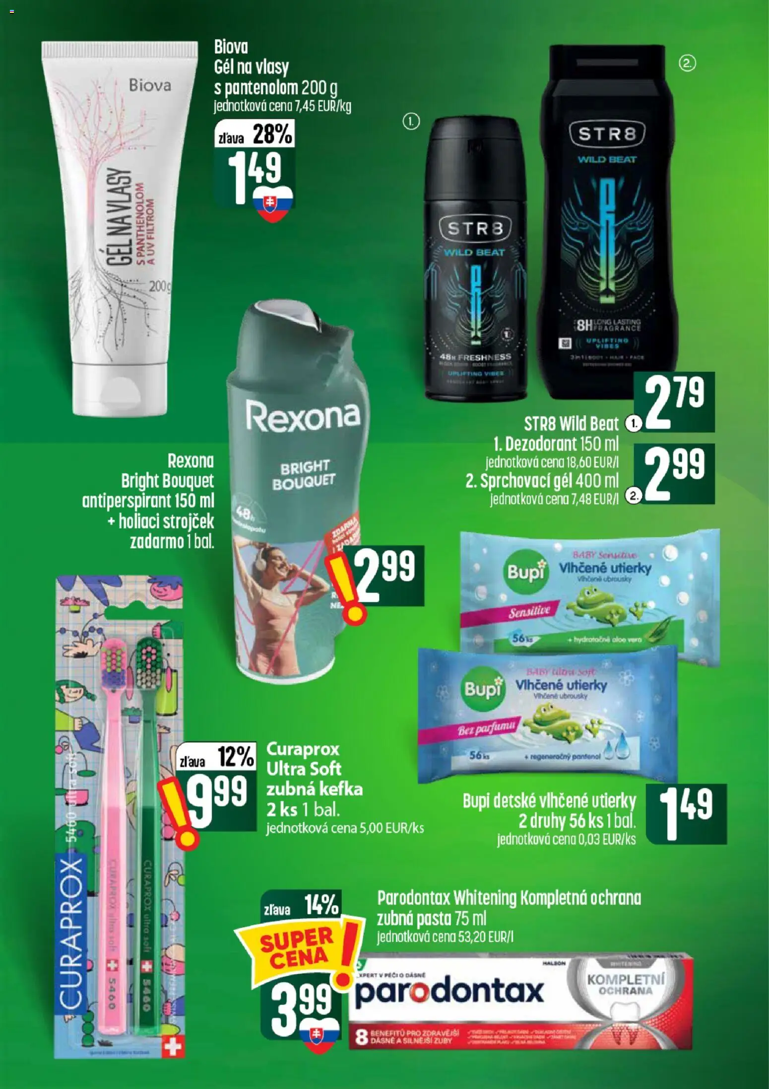Nové COOP Jednota akcie – leták je platný od 30.07.2026 | Strana: 58 | Produkty: Zubná kefka, Strojček, Holiaci strojček, Zubná pasta