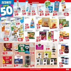 Anteprima del volantino Elite Supermercati volantino valido a partire dal 08.05.2026 | Pagina: 4 | Prodotti: Cioccolato, Riso, Tè, Latte