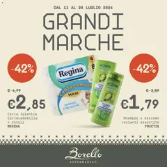 Anteprima del volantino Borello Supermercati volantino valido a partire dal 13/07/2026