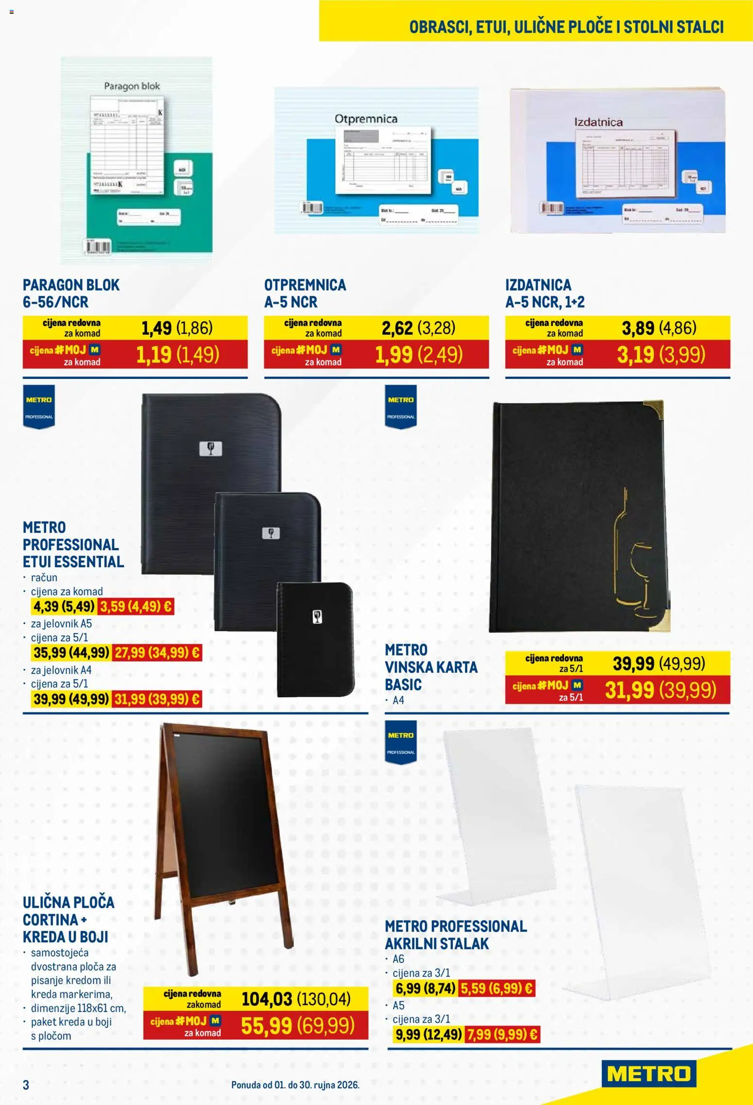 Metro katalog | vrijedi od 01.09.2026 | Stranica: 3 | Proizvodi: Stalak