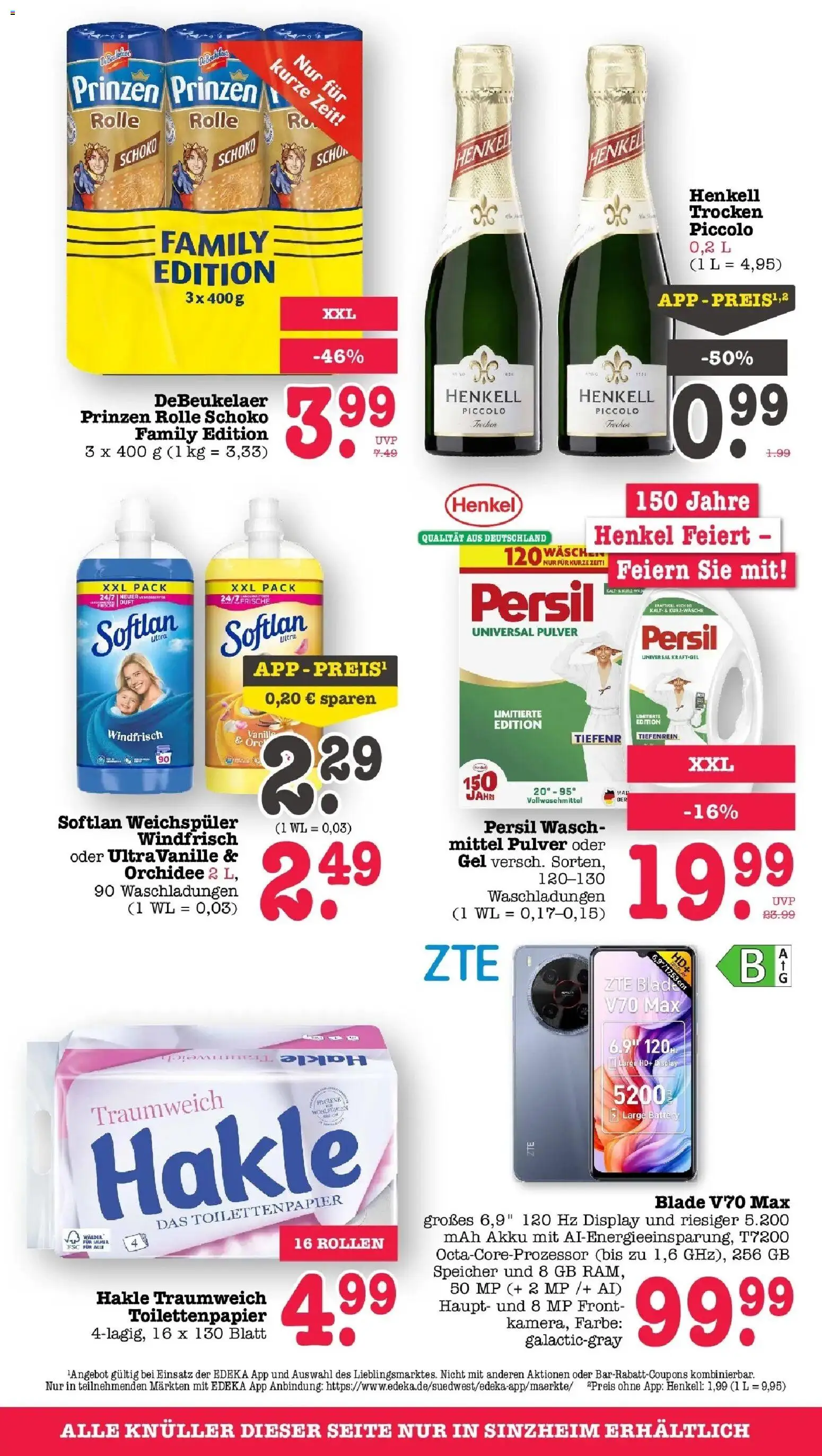 E center Prospekt Achern (ab 31.08.2026) zum Blättern | Seite: 76 | Produkte: Orchidee, Vanille, Weichspüler, Toilettenpapier