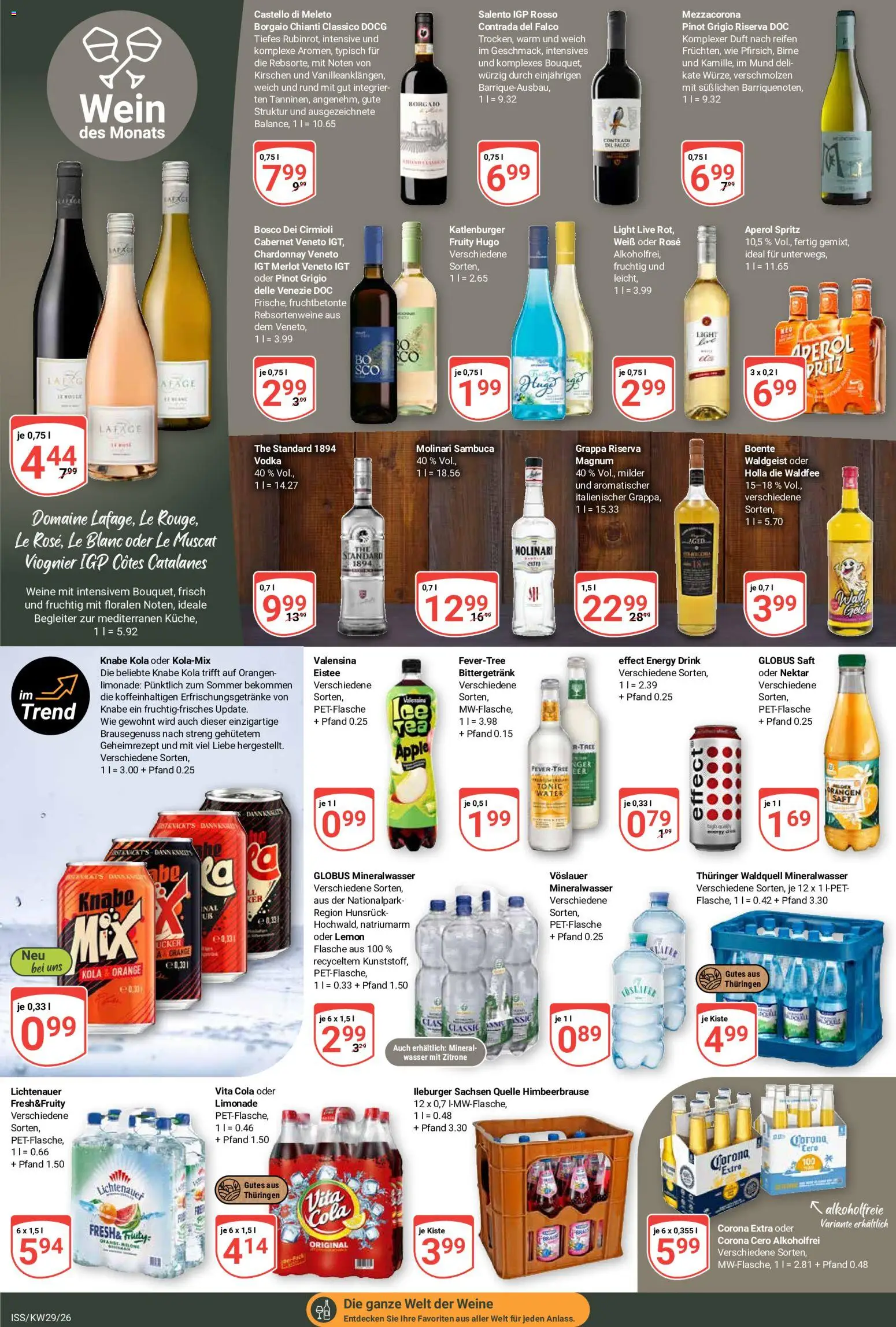 Globus Prospekt – gültig ab 13.07.2026 | Seite: 13 | Produkte: Duft, Zitrone, Birne, Vodka