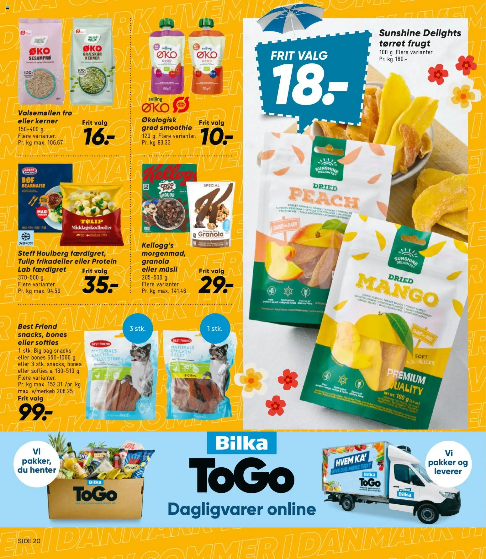 Bilka tilbudsavis – gyldig fra 10/07/2026 | Side: 35 | Produkter: Mango, Müsli, Frikadeller, Smoothie