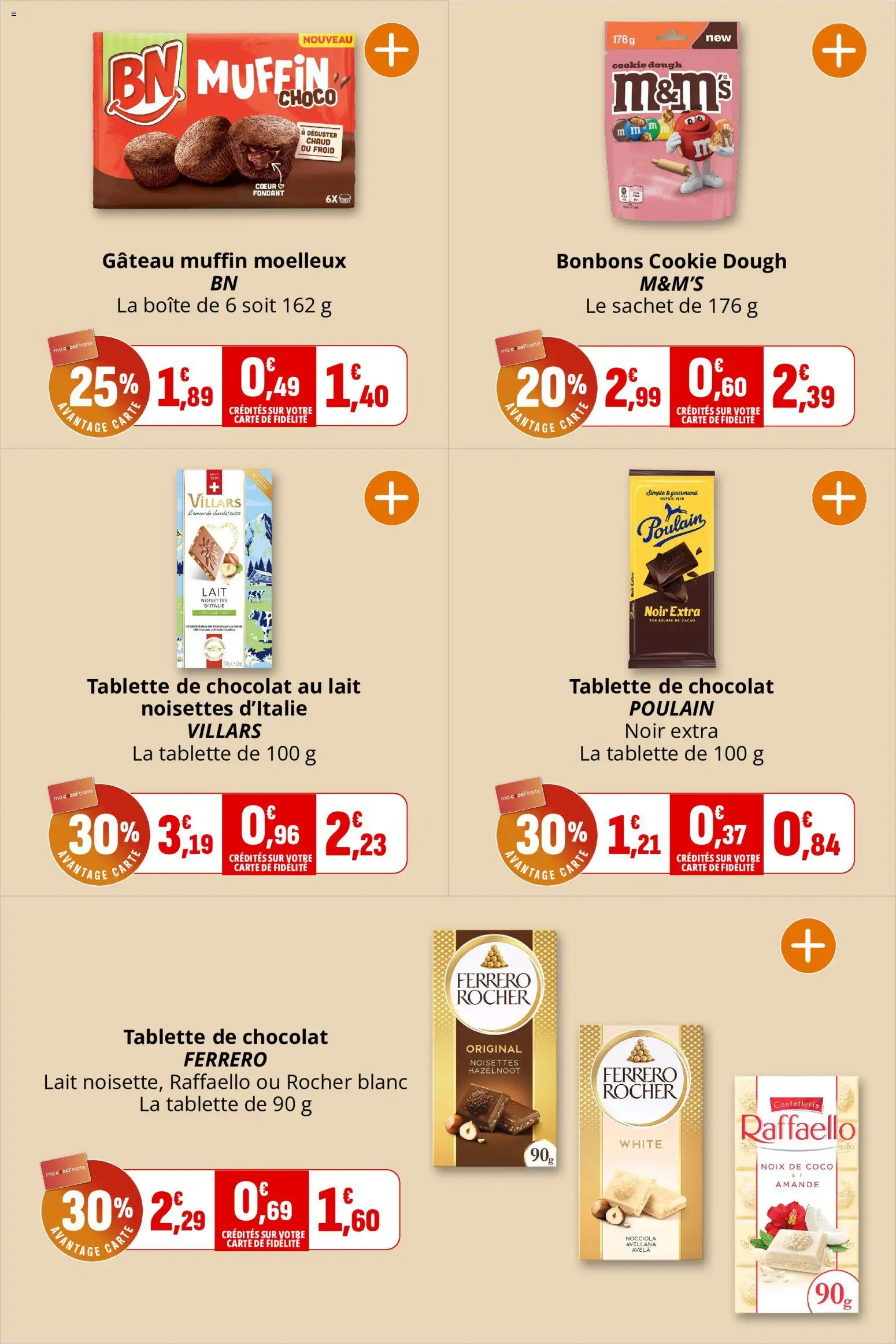 {H1} | Page: 22 | Produits: Tablette de chocolat, Tablette, Ferrero rocher, Chocolat