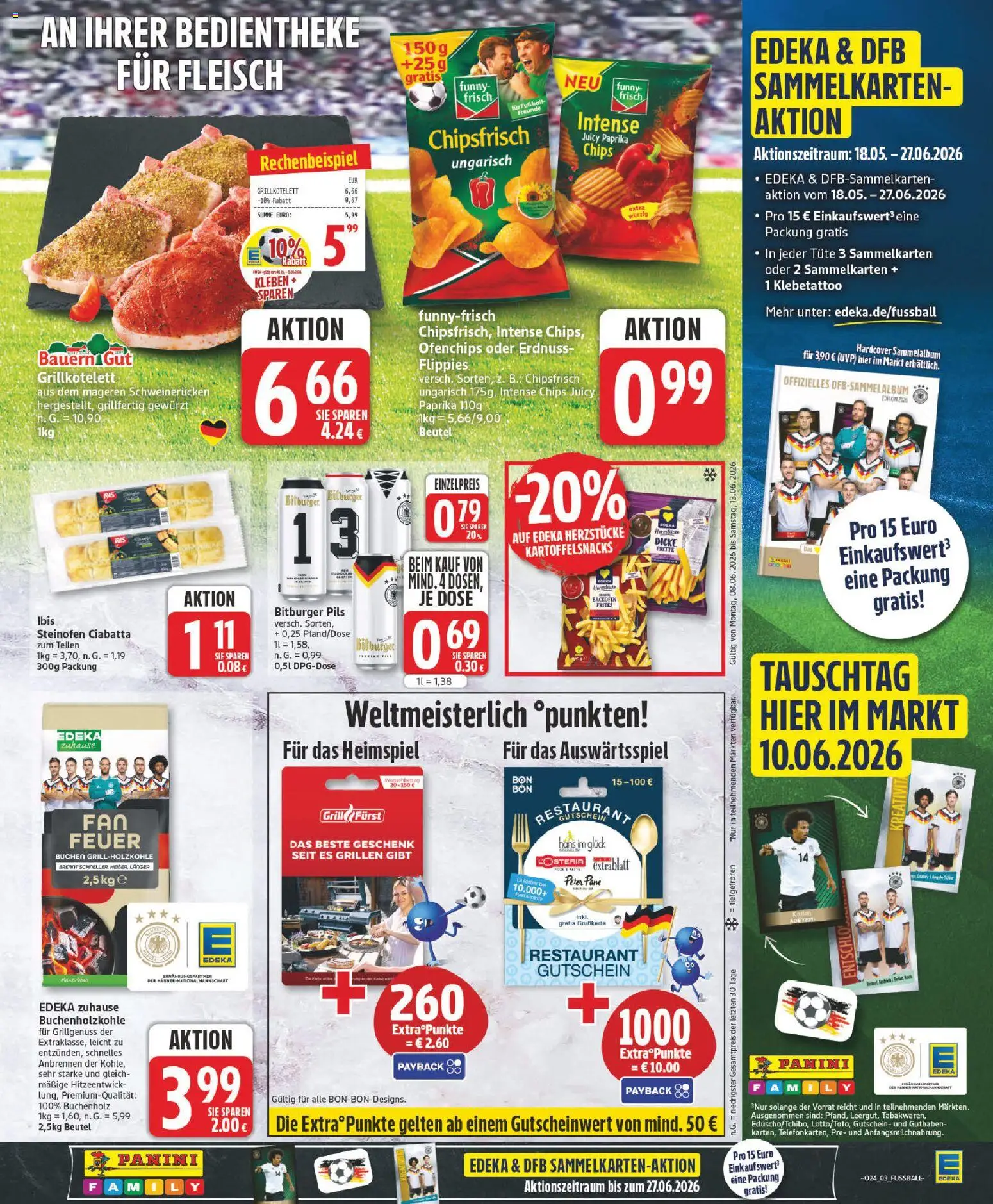 Elli Markt Prospekt Rietberg – gültig ab 08.06.2026 | Seite: 3 | Produkte: Bitburger, Paprika, Schweinerucken, Fleisch