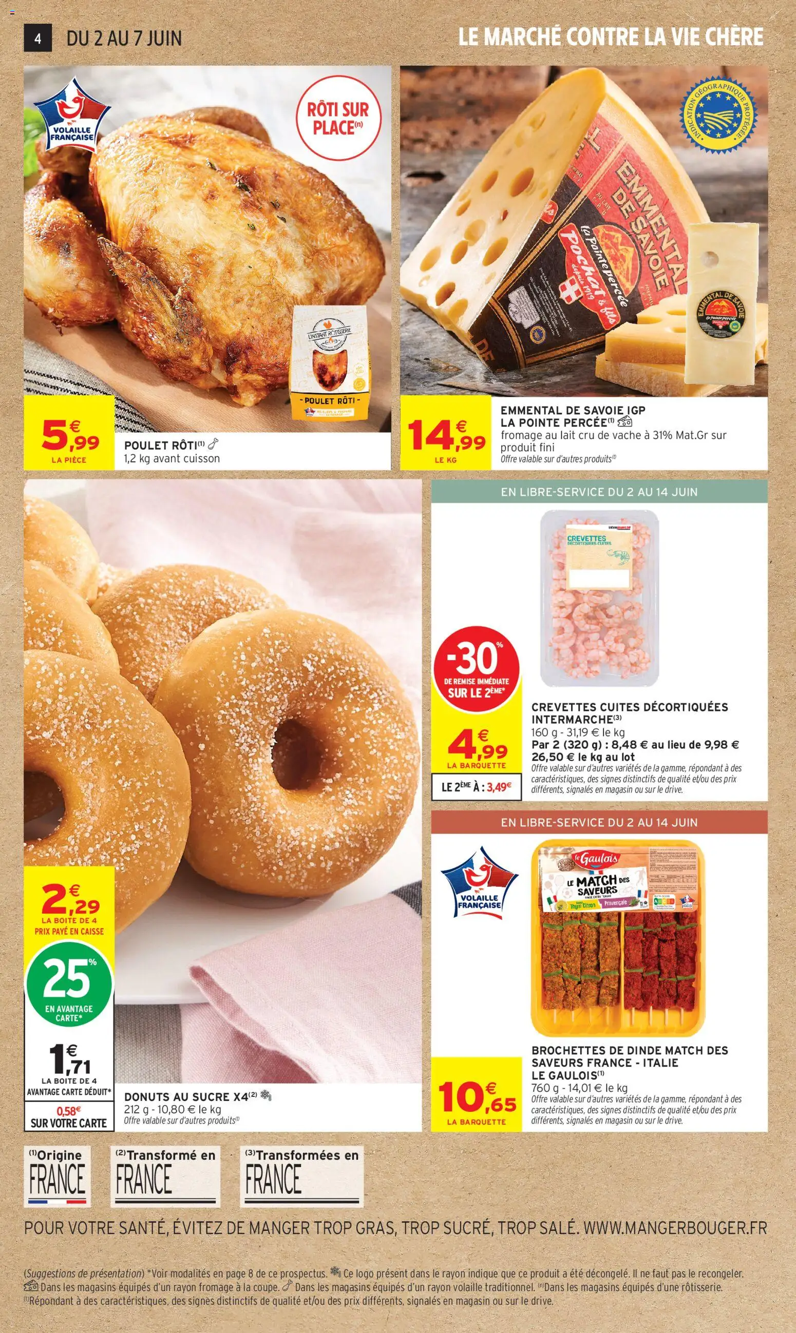 {H1} | Page: 4 | Produits: Citron, Sucre, Volaille, Crevettes