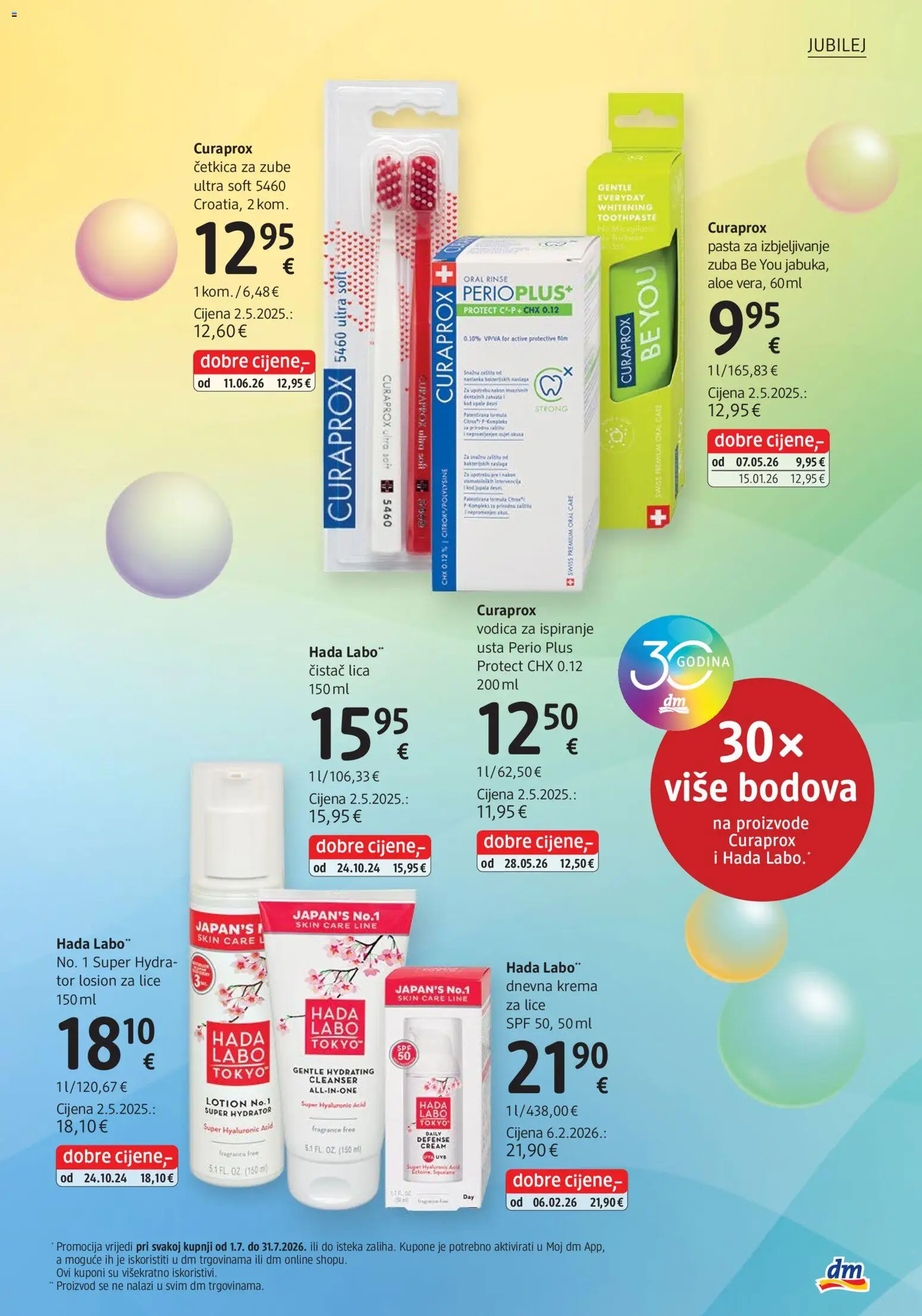 DM katalog | vrijedi od 01.07.2026 | Stranica: 9 | Proizvodi: Četkica za zube, Krema, Pasta
