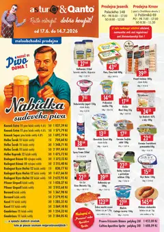 Náhled letáku Astur & Qanto leták - cash&carry Jeseník, Krnov od 17.06.2026